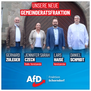 Schorndorf: Neue Gemeinderatsfraktion der AfD konstituiert sich