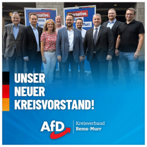 AfD Rems-Murr wählt neuen Vorstand: Lars Haise als Vorsitzender wiedergewählt