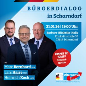 21.01.2026: Bürgerdialog der AfD-Bundestagsfraktion